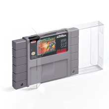 Clear Hard Game Plastic Cartridge Protector Cover Box Case For SNES